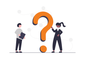 Image personnes avec un point d'interrogation