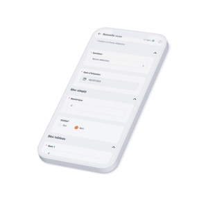 mocuk up application mobile